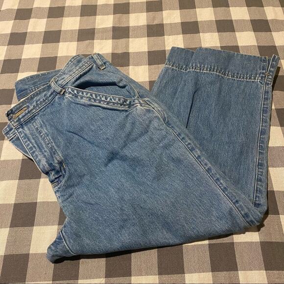 Vintage Liz Claiborne Mom Jean Capris Women's Size 8 Light Wash High Waisted - Picture 2 of 10